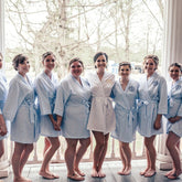 Cotton Embroidered Robe Personalized Robes Bridal Wedding Gifts